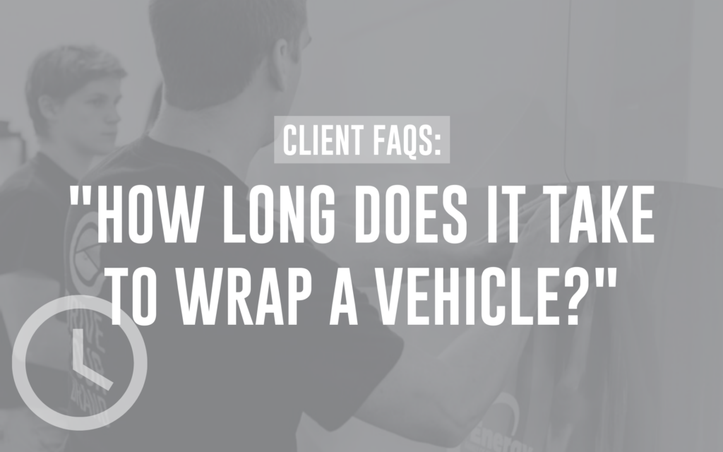 How Long Does It Take to Wrap a Vehicle?